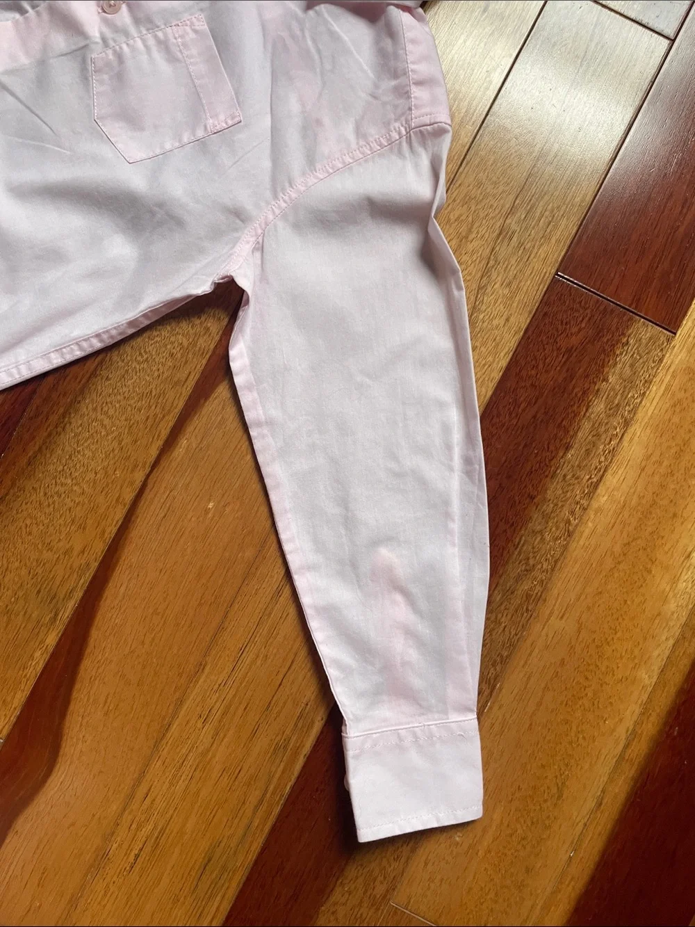 Carter's Pink Button-Up Shirt with Blue Jeans Kids Matching Set